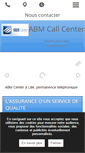 Mobile Screenshot of abm-call-center.fr